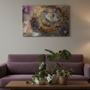 HANDCRAFTED Abstract Painting HANDPAINTED Artwork HANDMADE Wall Art Decor